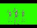 Skeletons Dancing #1 / Green Screen - Chroma Key