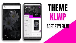 KLWP THEMES "Soft Styled UI for KLWP" Theme KLWP 2019 screenshot 1