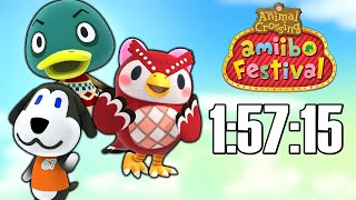 I set a WORLD RECORD in Animal Crossing: Amiibo Festival!