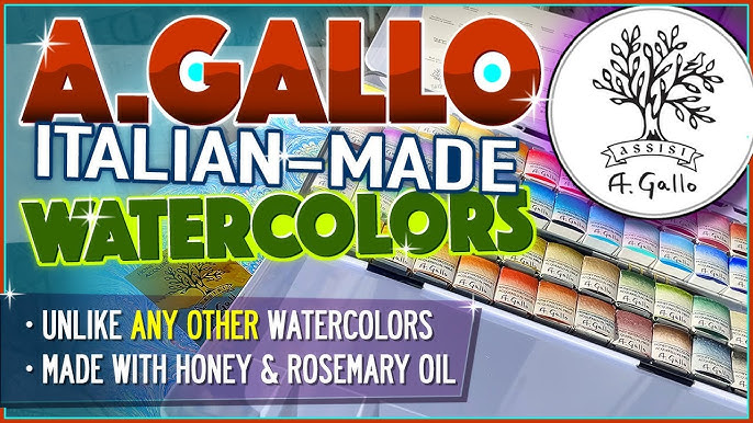 Mixing Palette - Handmade Watercolor set — A. Gallo Colors - Acquerelli  Artigianali