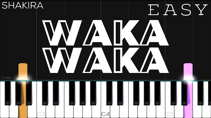 Waka Waka (This Time for Africa) Piano version - Piano performance video thumbnail