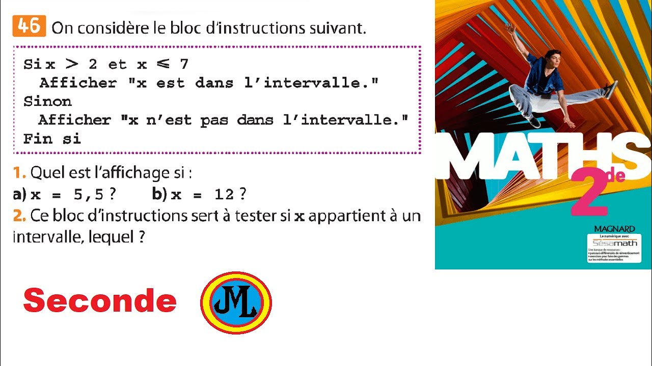 Algorithme Et Programme En PYTHON INPUT IF ELSE Ex 46 P 31 Du Algorithme et programme en python input if else ex 46 p 31 du