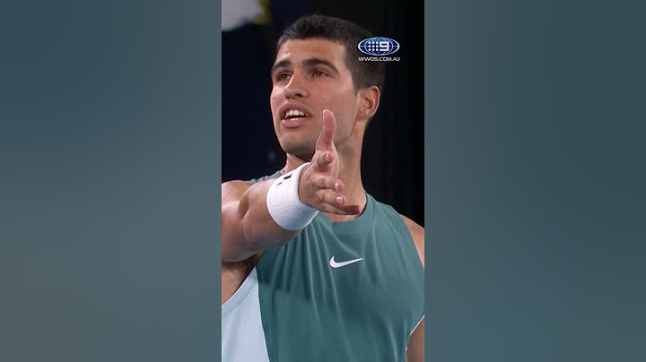Alcaraz is NOT happy with the umpire. 😡 #9WWOS #AO2025 #Tennis