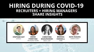 Recruiter & Hiring Managers Share Hiring Insights During COVID 19 screenshot 2