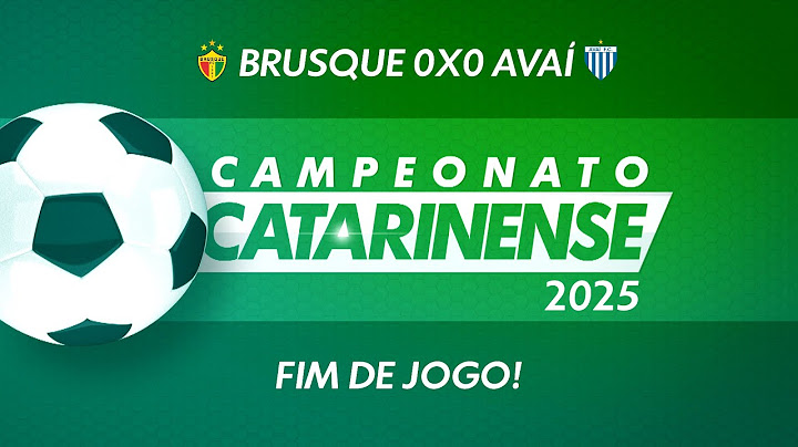 BRUSQUE 0 X 0 AVAÍ (COM IMAGENS) AO VIVO! | CATARINENSE 2025 | (18/01)