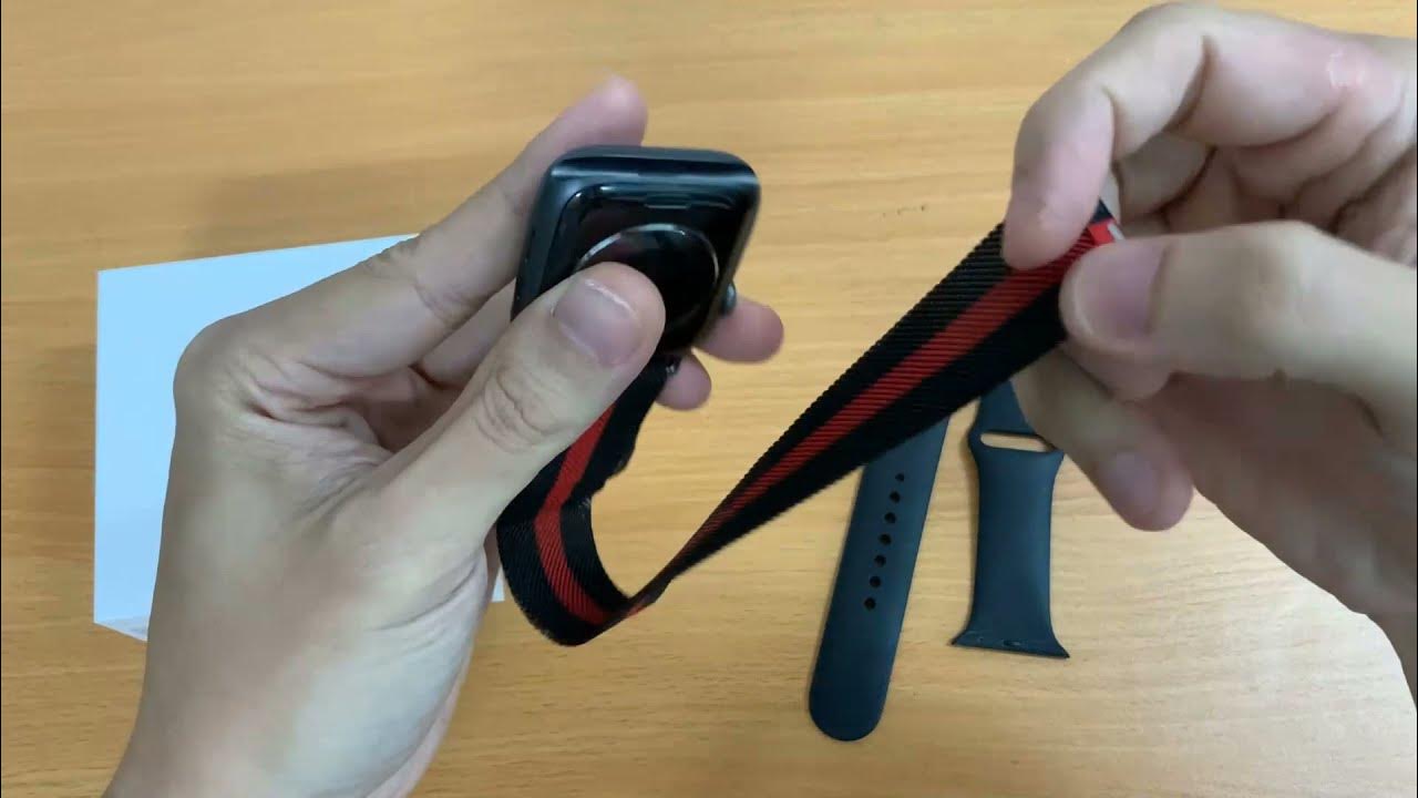 How to change Apple Watch band (Series 4/5/6 or ANY) YouTube
