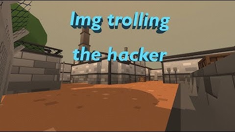 LMG trolling the krunker HACKER