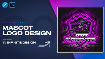 Mascot Logo Design Process Speed Art In Infinite Design and Pscc