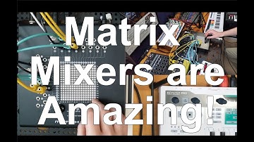 Erica Synths Matrix Mixer opens up so many possibilities!