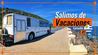 🤞Primera salida oficial en nuestro motorhome hacia el este del país.🇺🇾 Ep #01 (Uruguay) #buslife