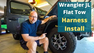 Best Flat Tow Setup  Install the Mopar Wrangler JL Harness for Flat Towing!