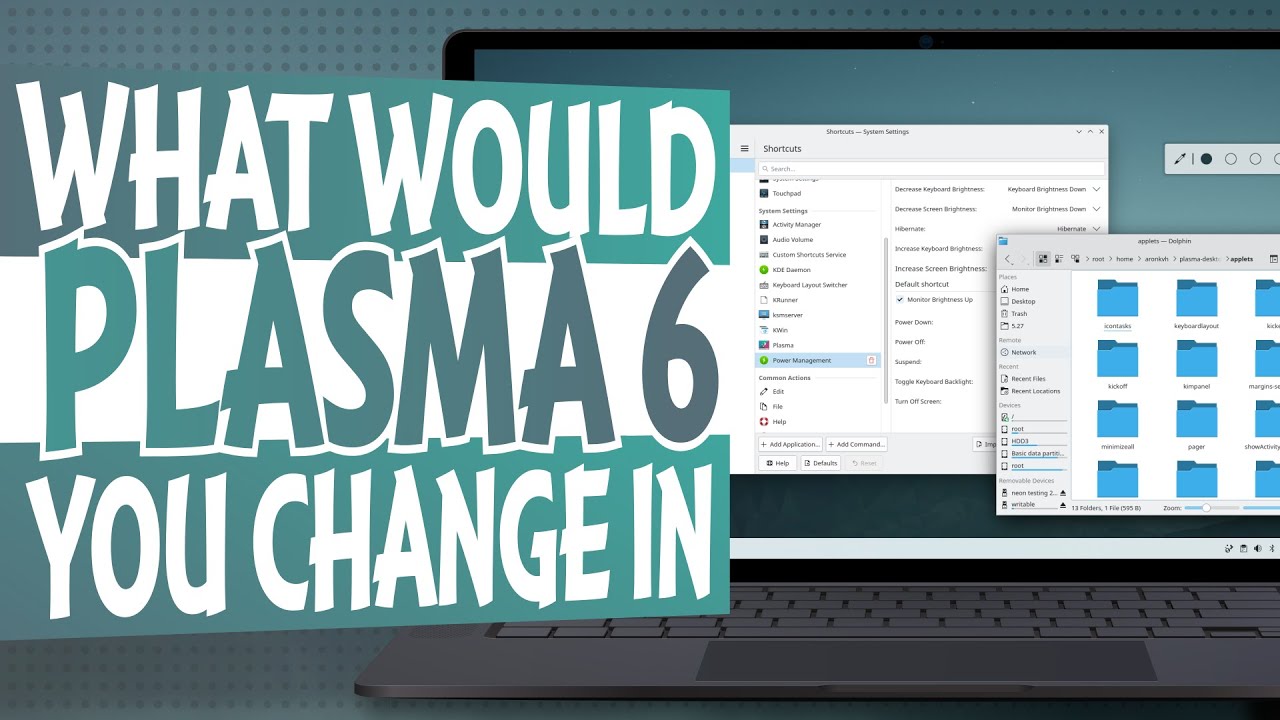 What Would you Change in KDE Plasma 6? - YouTube