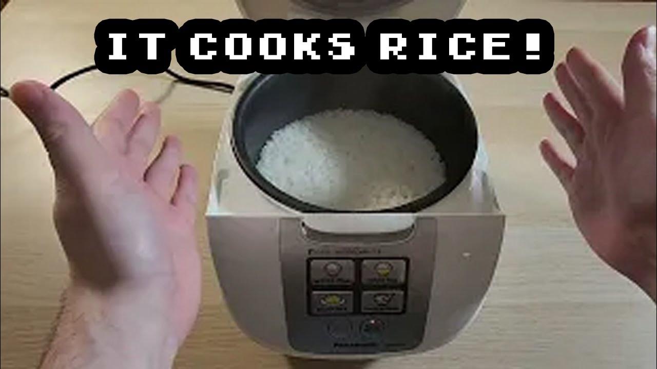 Panasonic 5Cup Rice Cooker, White/Silver (SRDF101WST / SRDF101 ) YouTube