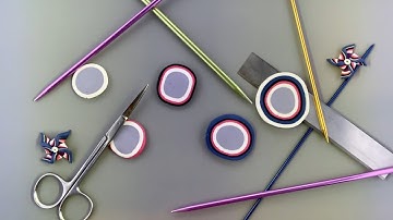 A Polymer Clay Cane Tutorial: The Simple Bullseye Cane