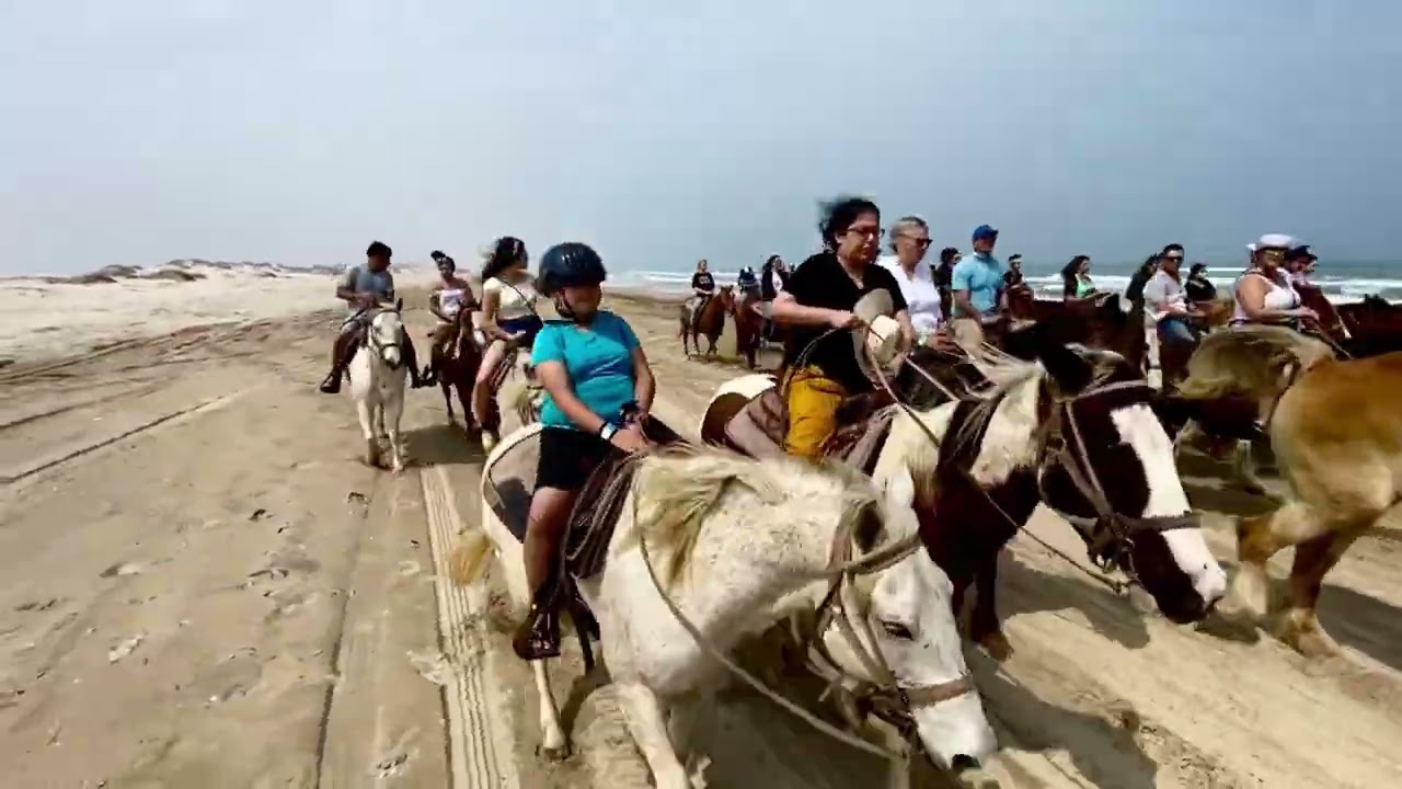 Horse riding @South Padre Island