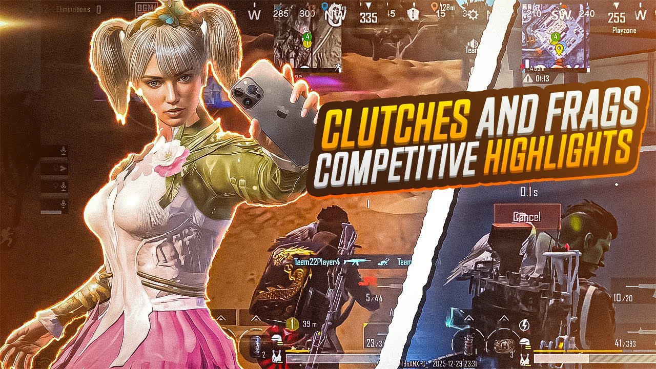 CLUTCHES AND FRAGS ❤️‍🔥| COMPETITIVE HIGHLIGHTS | LEFITOX |
