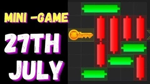 HAMSTER KOMBAT MINI-GAME MADE EASY (KEY PUZZLE SOLVED 27th JULY)