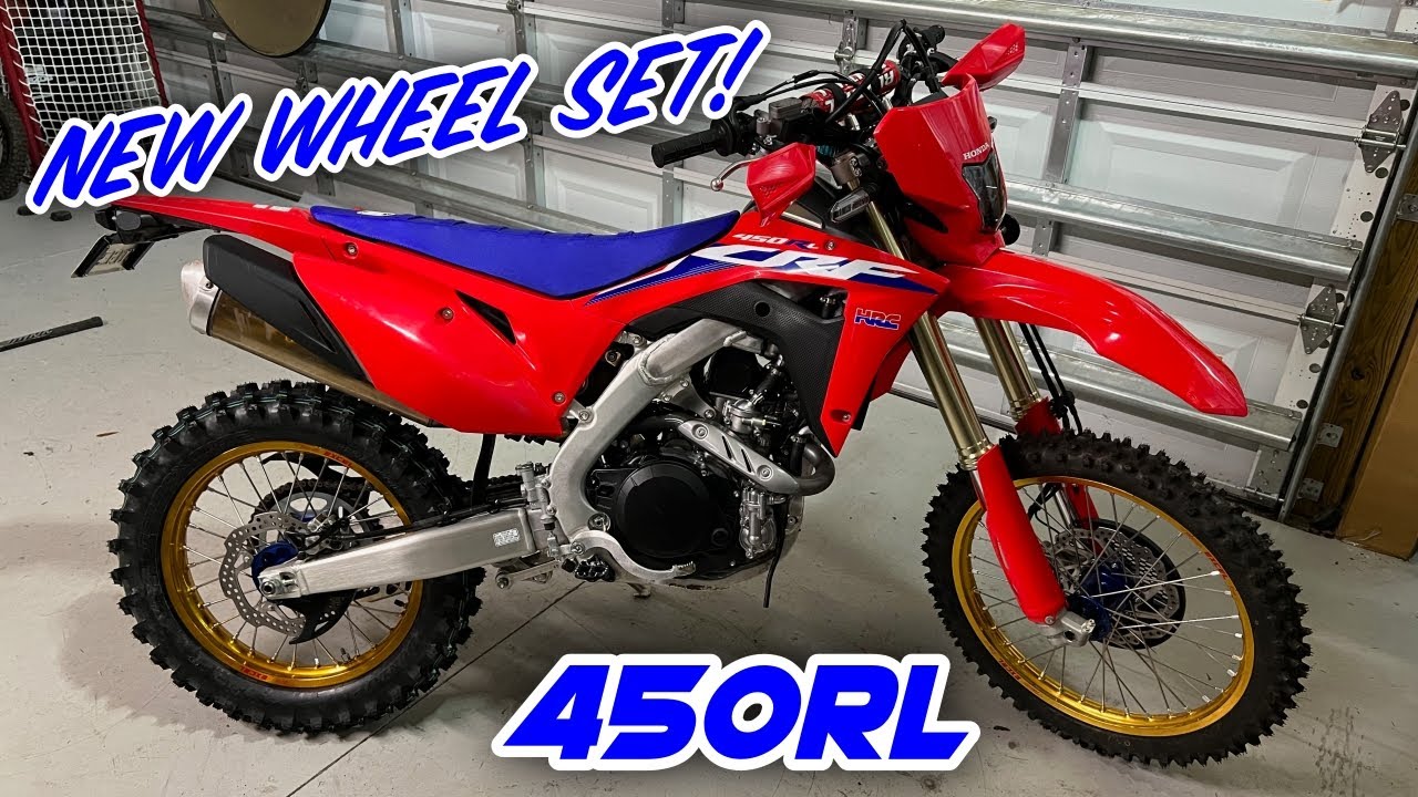 Most expensive CRF450RL upgrade yet?! INSTALLING CUSTOM WHEELS