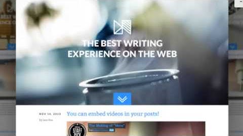 Nonus Ghost Parallax Theme