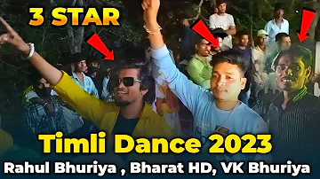 3 STAR 🌟 Timli Dance 2023 || VK Bhuriya, Rahul Bhuriya, Bharat HD || Rato Rumaliyo