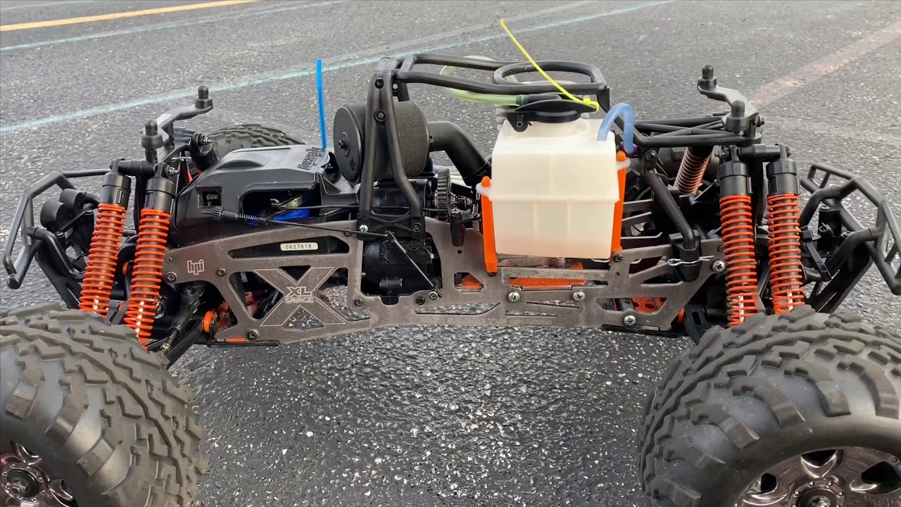 HPI Savage Lean Tank Mod (raised the fuel tank 40mm high) YouTube