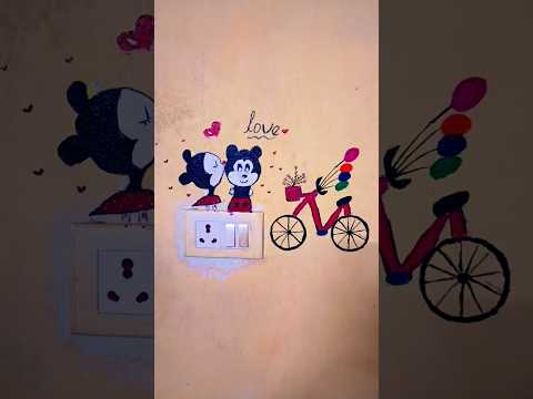 my princess Wall painting #artwork #homedecor #trendingshorts