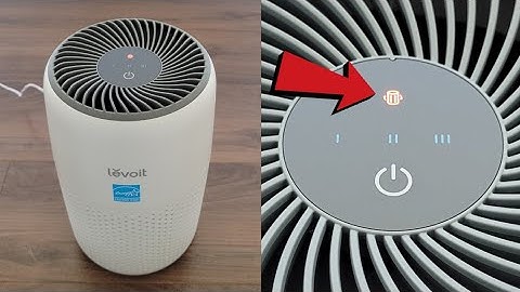 Levoit Core mini-P Air Purifier – How To Turn Off Check Filter Indicator Red Light