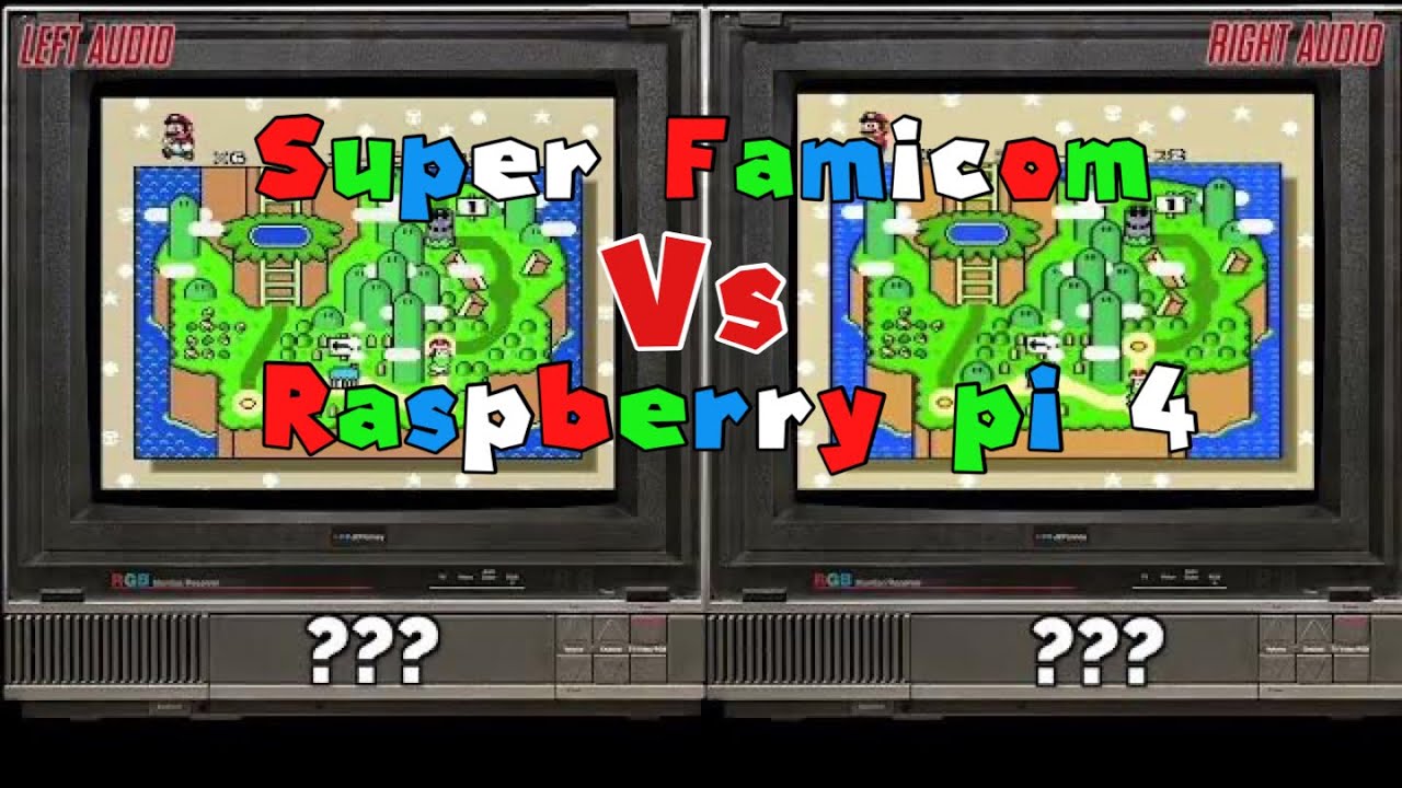 Super Famicom Vs Raspberry pi 4 Differenze ? Quali ? - YouTube