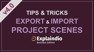 Export and Import Project Scenes