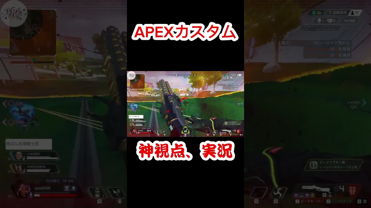 APEXカスタムの神視点、実況　【第4回BOS CUP】