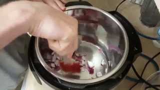 You don't need oil to saute your onions. this can be done on a skillet
the stovetop, or as case in video, instant pot. just preheat inst...