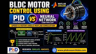 BLDC Motor Control Using PID vs Neural Network | Speed & Rotor Angle MATLAB Simulation