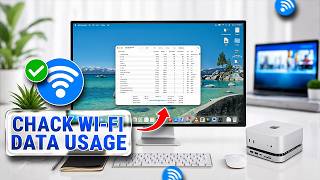 How to Check Wi Fi Data Usage on Mac Mini | Check Network Data Usage On Mac