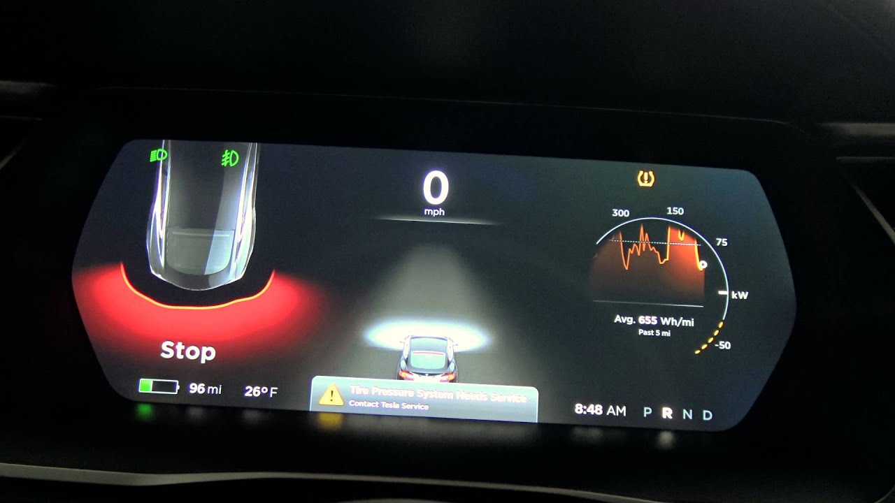 Tesla Model S Proximity Sensors Backing Into Garage YouTube