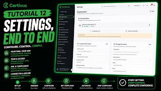 Full Certivus Settings: All 14 Tabs — and the 4 to Do First News