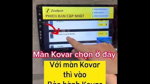Hướng dẫn cài đặt Youtube không quảng cáo cho màn hình Zestech|BẢO HÀ AUTO