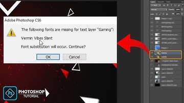 Fix Missing Fonts In Photoshop | QikTuts