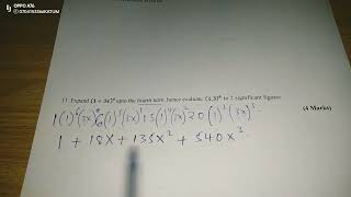 BINOMIAL EXPANSIONS AND APPLICATIONS