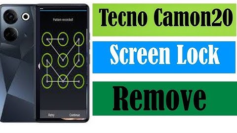 How to Remove Screen lock password in tecno camon20 ||Tecno Camon 20 Screen lock remove