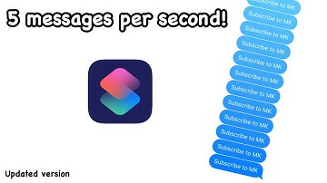 Spam Messages On iOS // 5 Messages Per Second! Check Desc