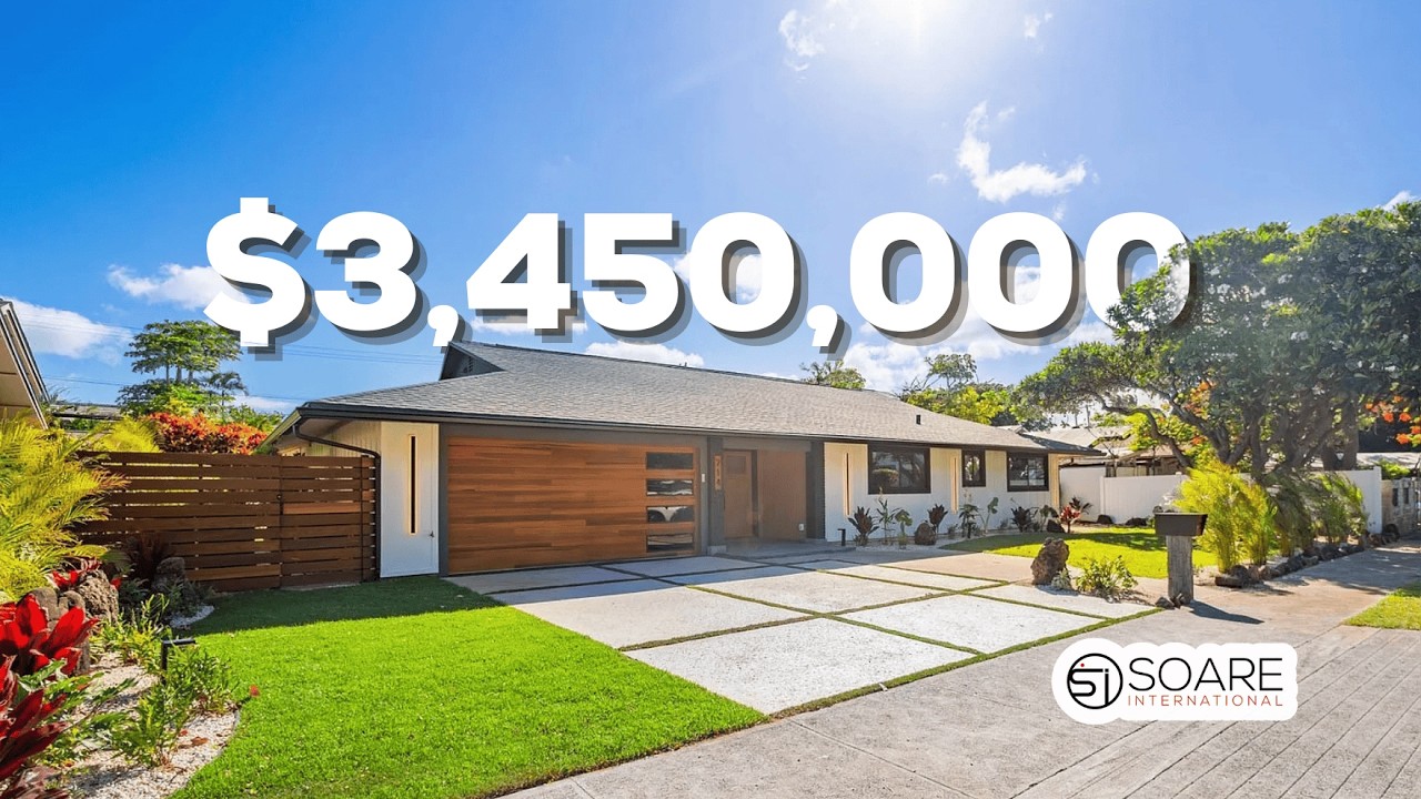 $3,450,000 Kahala Dream Home | Modern Island Luxury in Honolulu