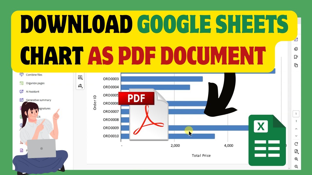 How To Download Google Sheets Chart As PDF Document - YouTube