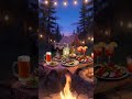 Full camping story in the channel🪵🌲🔥🍻 #cozynights #slowliving #asmr #cozygirl  #cooking