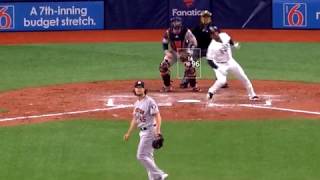 Yandy Diaz hits a blistering solo home run