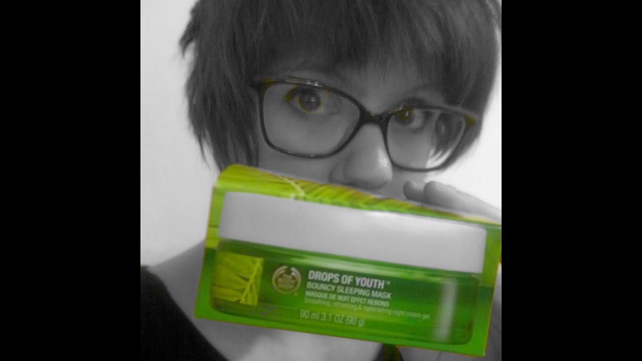 Review The Body Shop Bouncy Sleeping Mask l Clare Elise YouTube