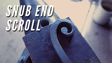 Forging a Snub End Scroll | Ornamental Blacksmithing
