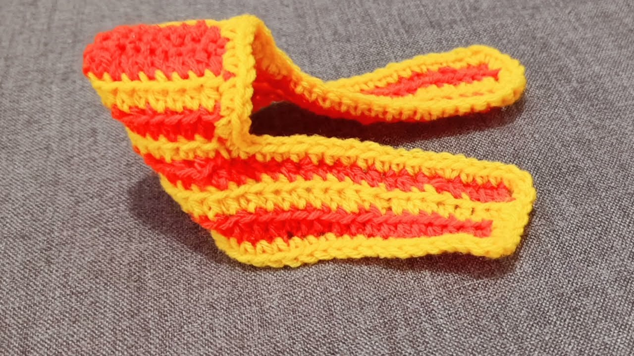 कान्हा जी/लडडू गोपाल जी के लिए टोपी वाला मफ़लर बनाएं/Muffler with cap for laddu gopal/ Crochet