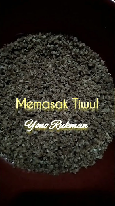 Cara Memasak Tiwul