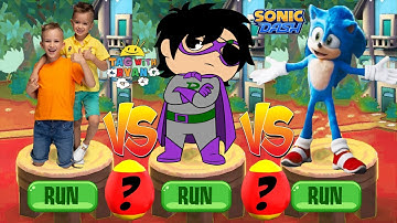 Movie Sonic vs Vlad & Nikita vs Ryan