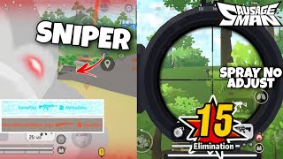 DI KNOCK MUSUH PAKAI SNIPER! | AUTO SPRAY tanpa AMPUN! | SAUSAGE Man